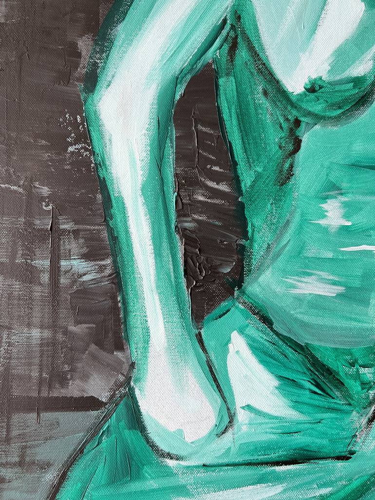 Original Expressionism Nude Painting by Luca Rossi