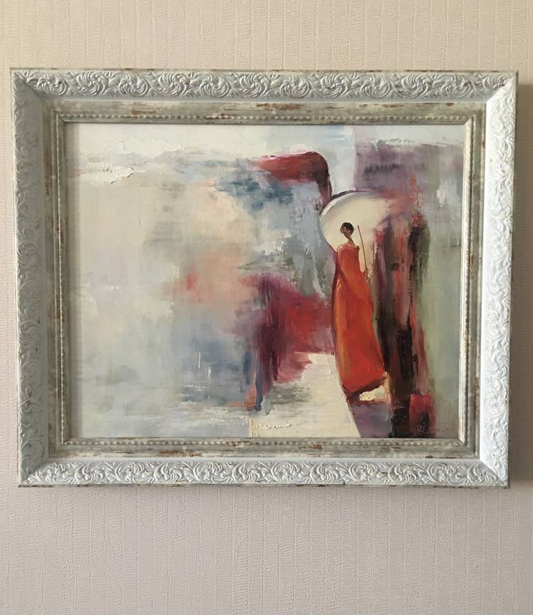 Original Figurative Abstract Painting by Olga Ezhikova