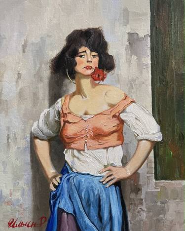 Original Realism People Paintings by Roman Ilyin