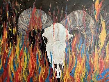 Original Abstract Animal Paintings by Stacy Wilks