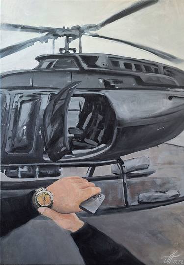 Print of Realism Transportation Paintings by Asen Arty