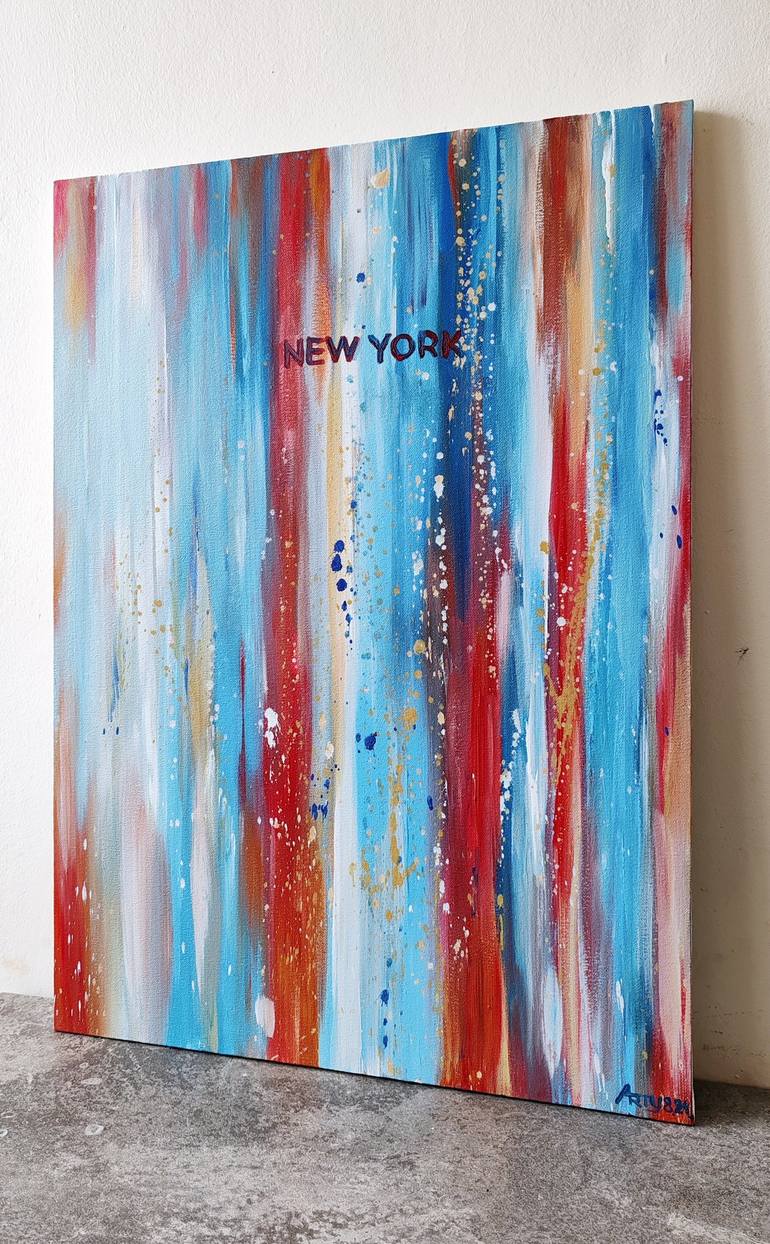 Original Abstract Painting by Asen Arty