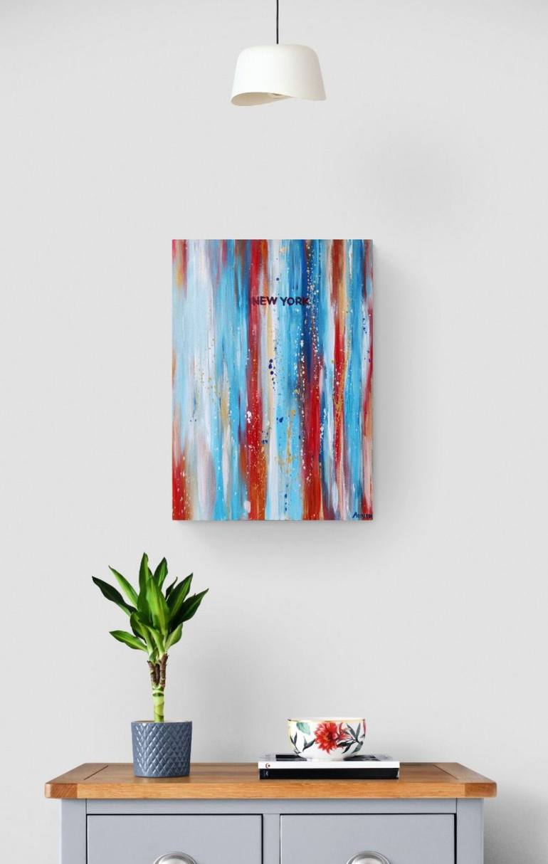 Original Abstract Painting by Asen Arty