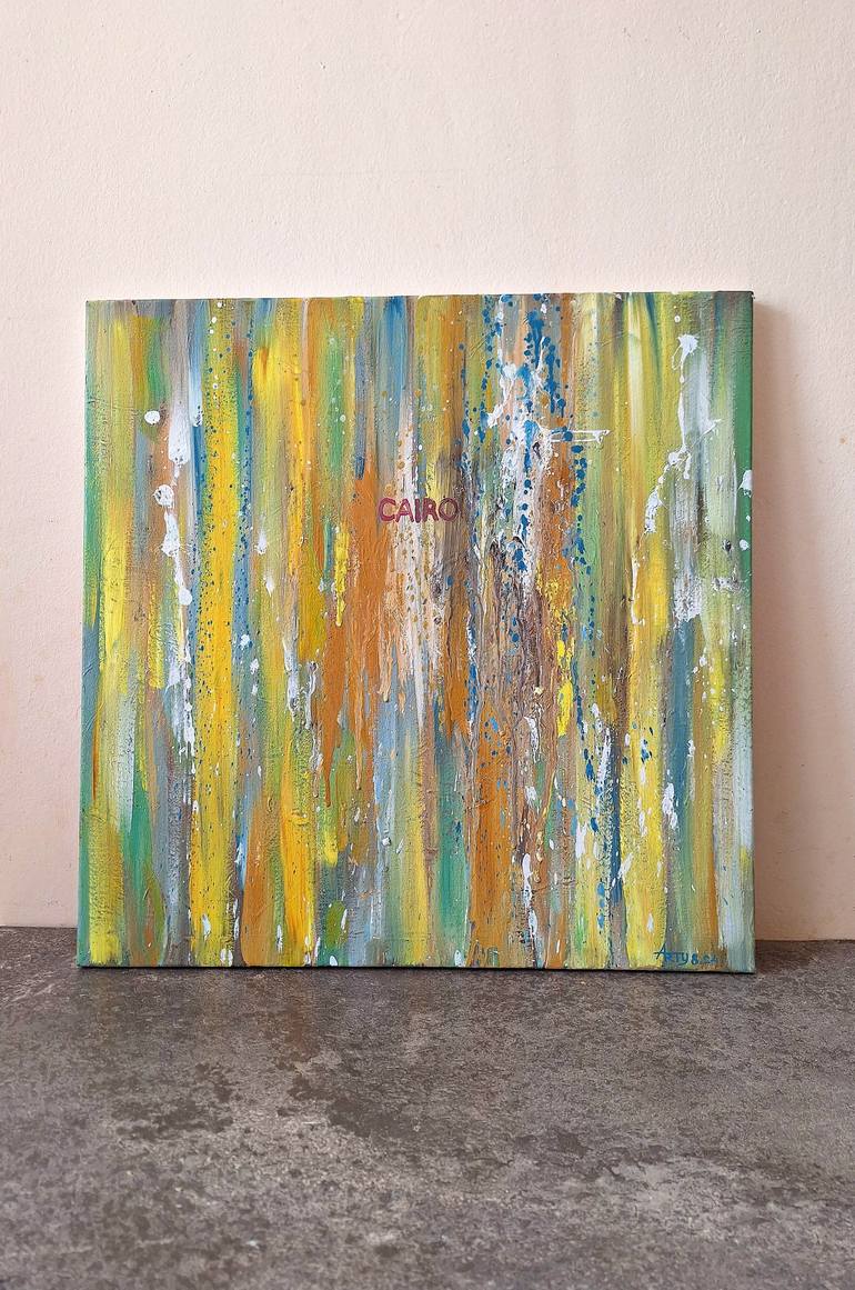 Original Abstract Painting by Asen Arty