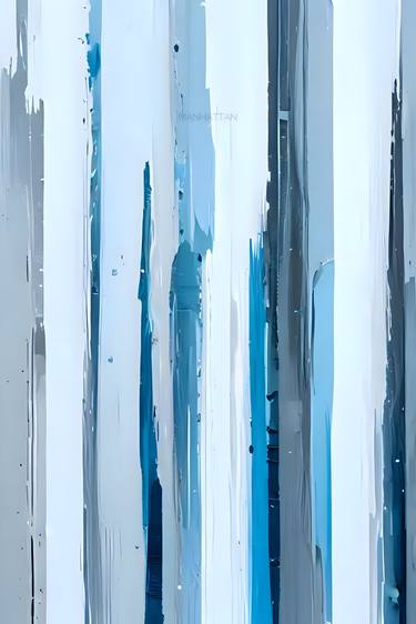 Original Minimalism Abstract Digital by Asen Arty
