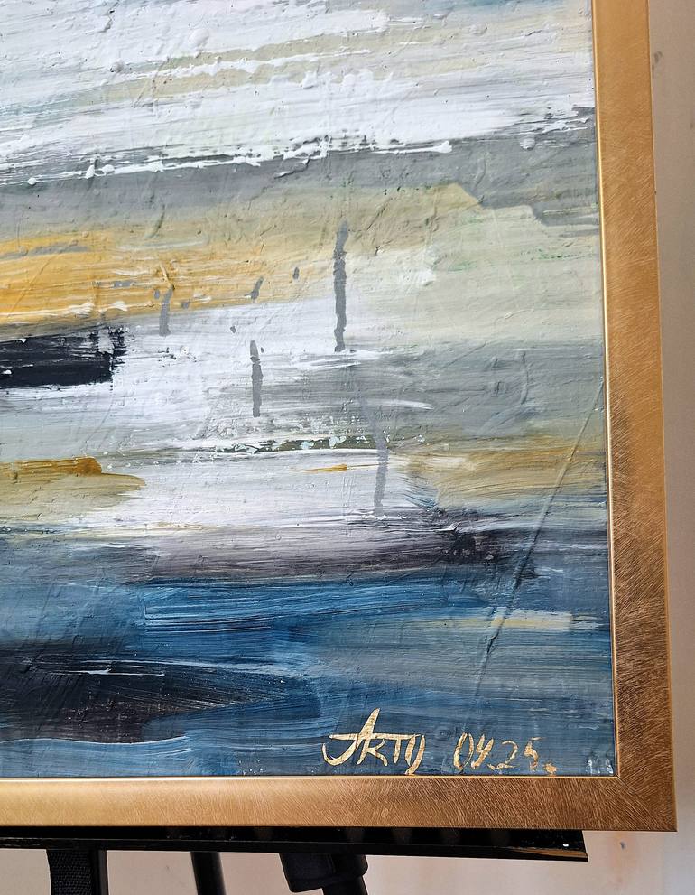 Original Impressionism Abstract Painting by Asen Arty