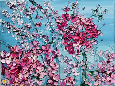 Original Impressionism Floral Paintings by Alena Semianiuk