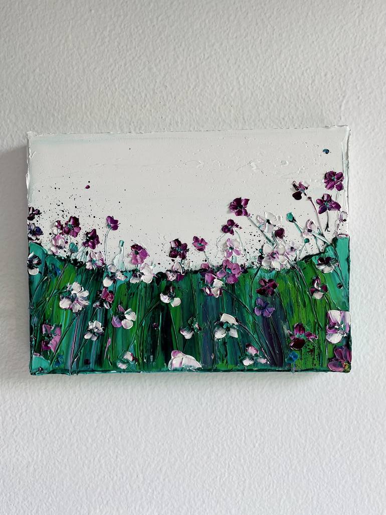 Original Fine Art Floral Painting by Alena Semianiuk