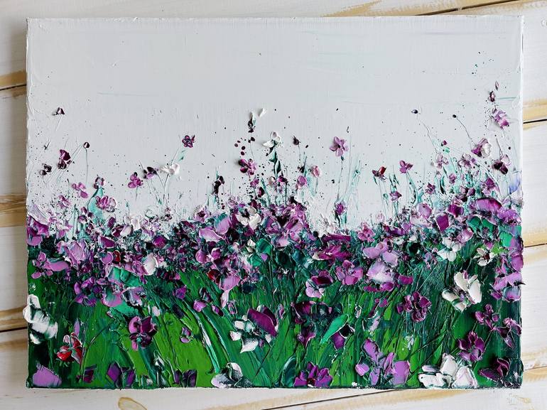 Original Floral Painting by Alena Semianiuk