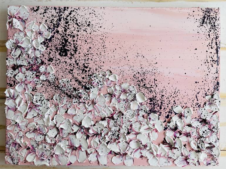 Original Impressionism Floral Painting by Alena Semianiuk