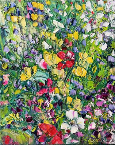 Original Expressionism Floral Paintings by Alena Semianiuk