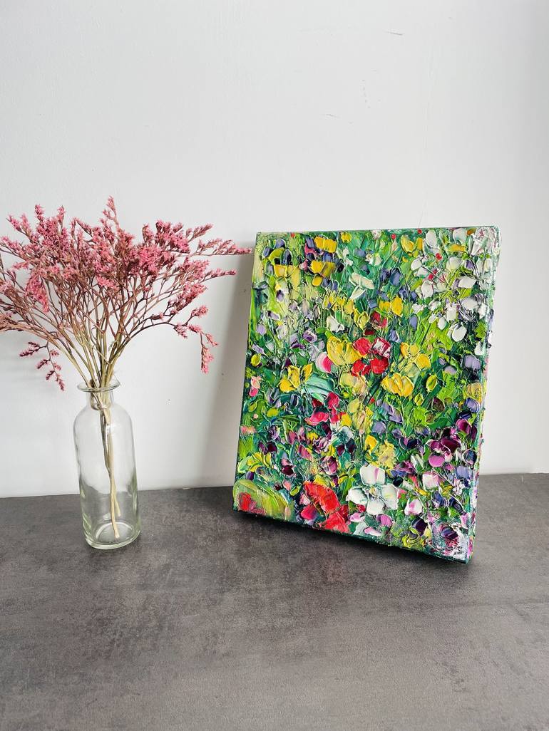 Original Floral Painting by Alena Semianiuk