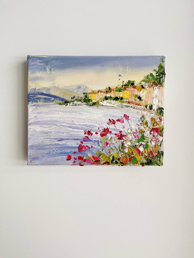 Original Expressionism Seascape Painting by Alena Semianiuk