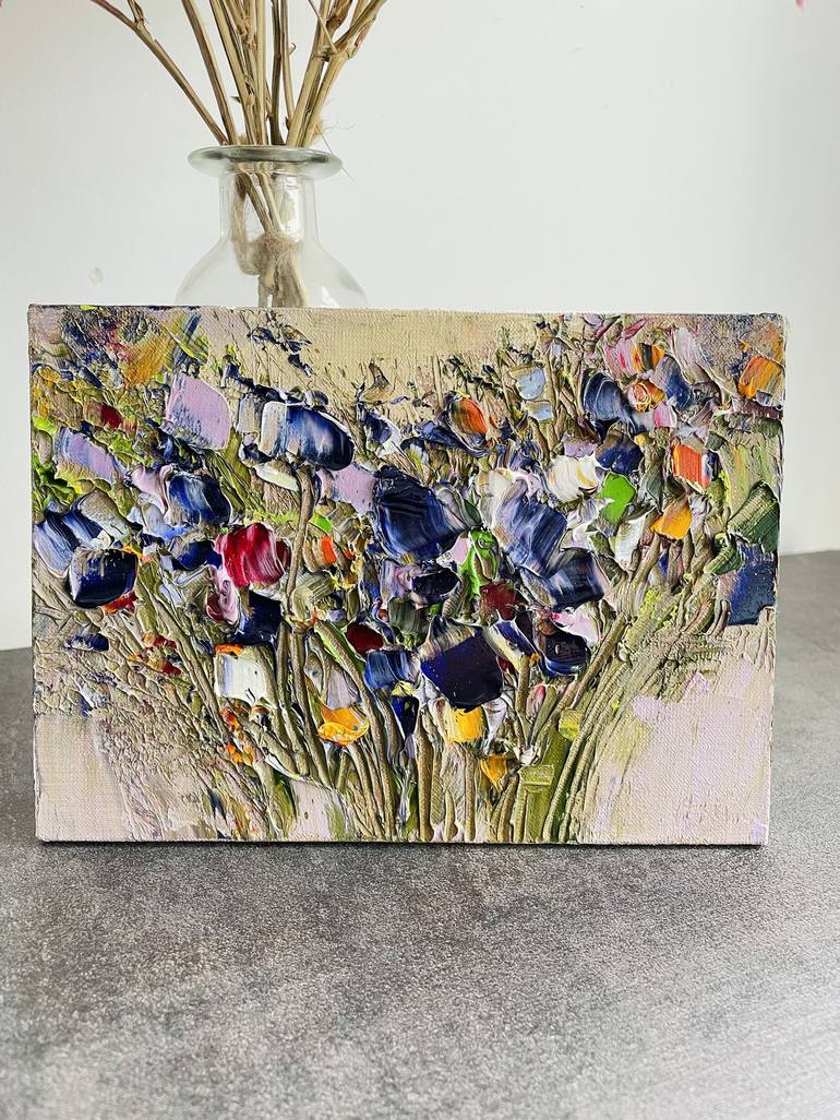 Original Floral Painting by Alena Semianiuk