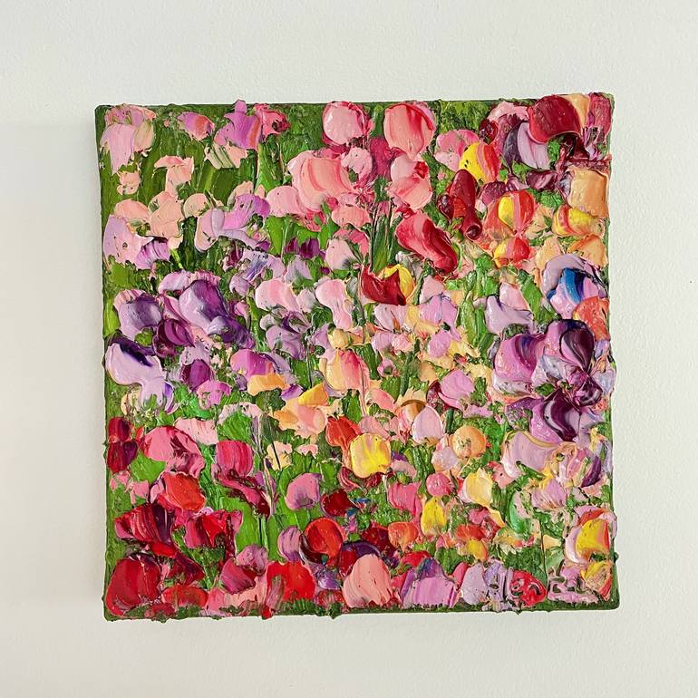 Original Expressionism Floral Painting by Alena Semianiuk