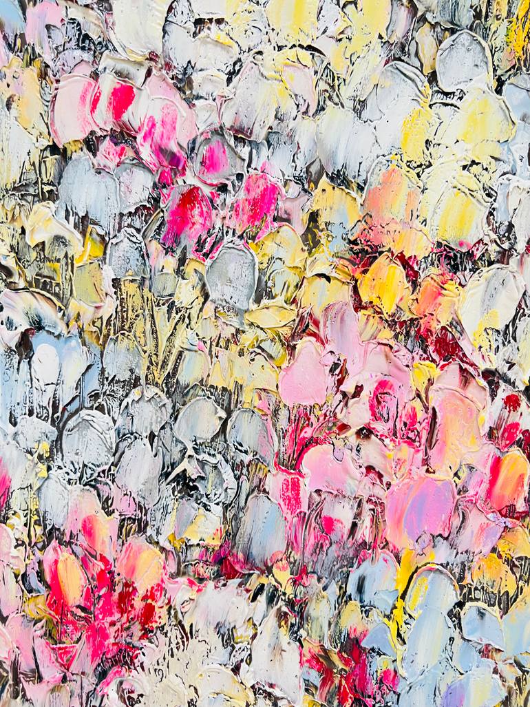 Original Abstract Expressionism Abstract Painting by Alena Semianiuk