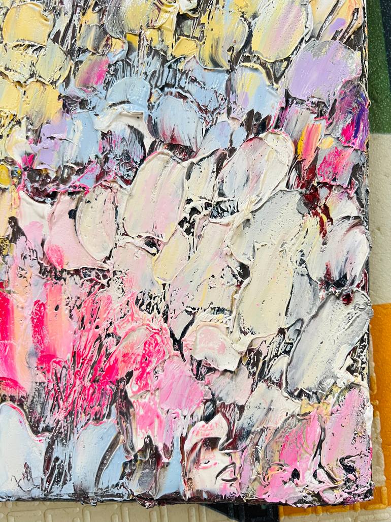 Original Abstract Expressionism Abstract Painting by Alena Semianiuk