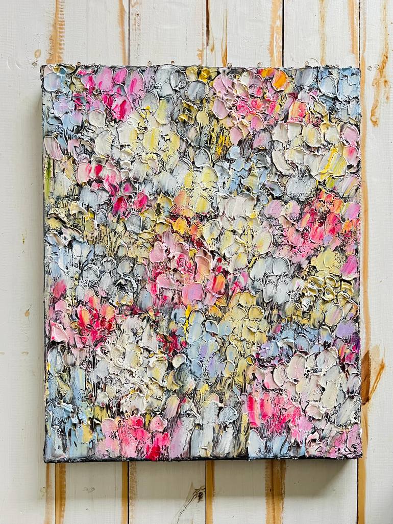 Original Abstract Expressionism Abstract Painting by Alena Semianiuk
