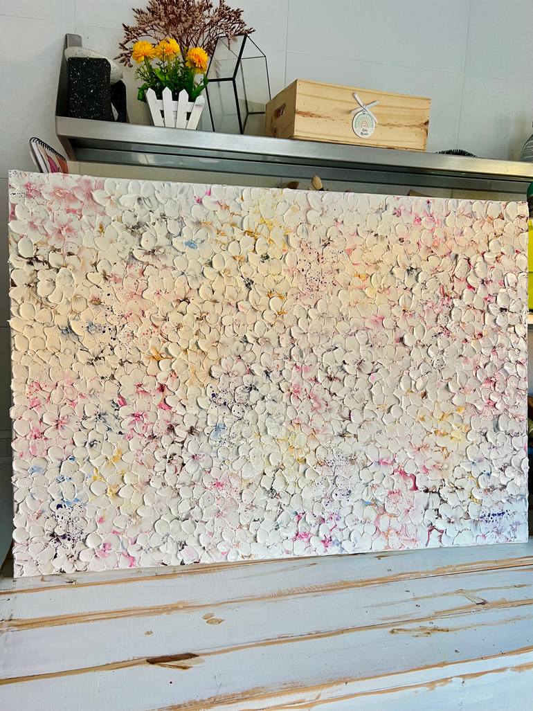 Original Abstract Expressionism Abstract Painting by Alena Semianiuk