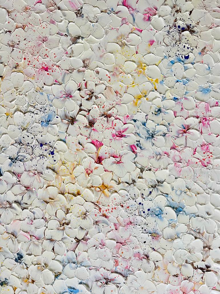 Original Abstract Expressionism Abstract Painting by Alena Semianiuk