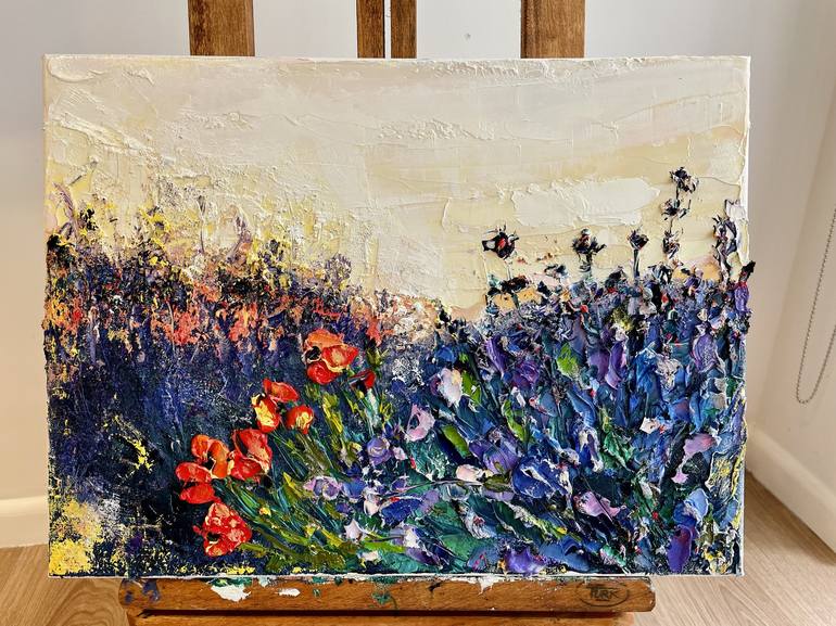 Original Floral Painting by Alena Semianiuk