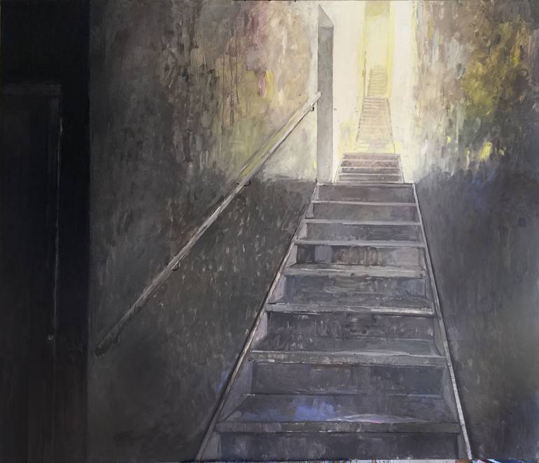 Original Conceptual Architecture Painting by George Pali
