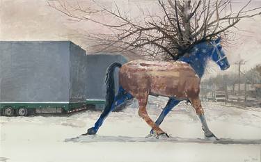 Print of Horse Paintings by George Pali