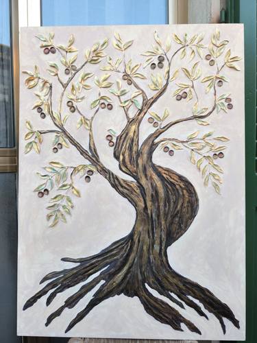 Original Minimalism Botanic Mixed Media by Natalia Koval