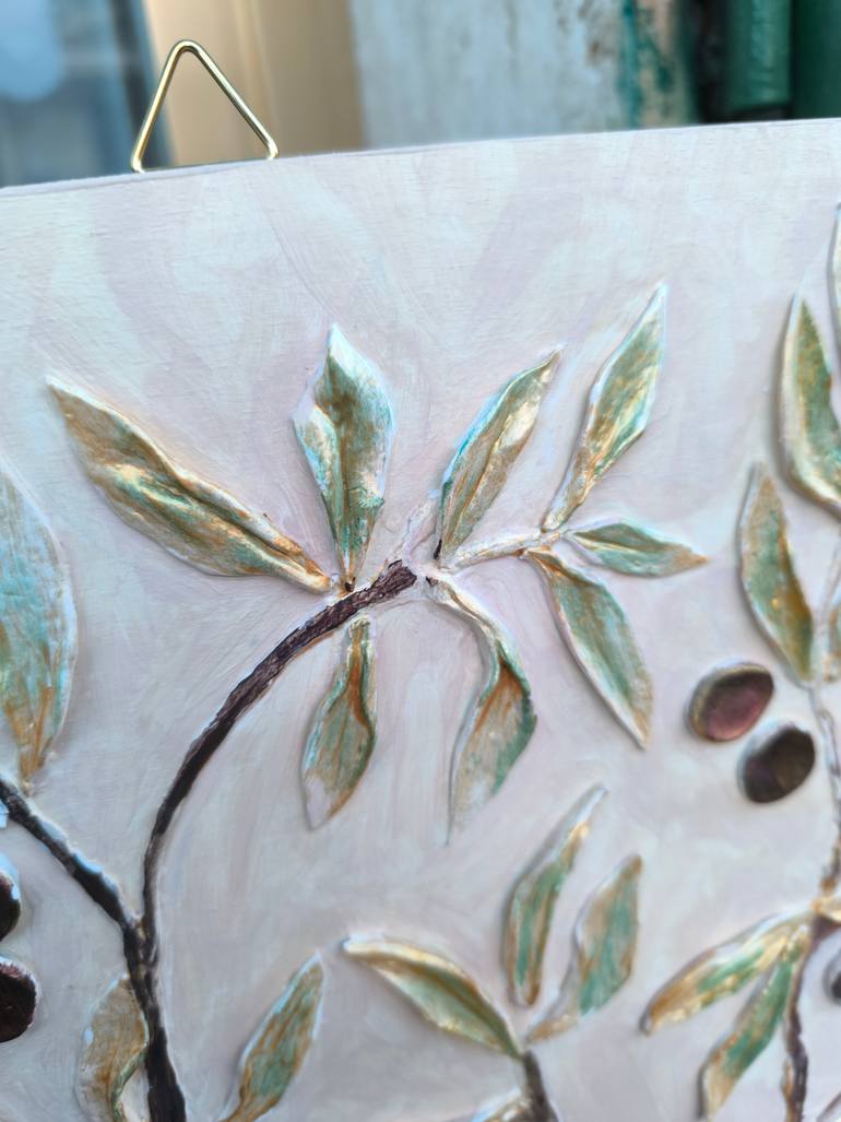 Original Minimalism Botanic Mixed Media by Natalia Koval
