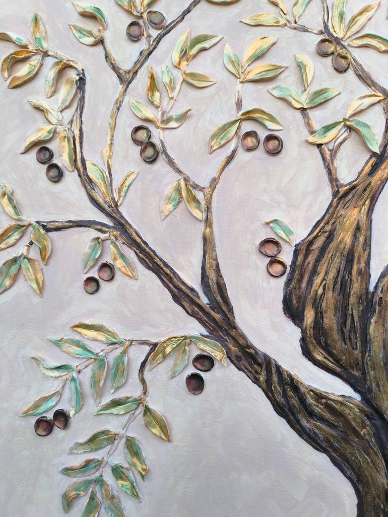 Original Minimalism Botanic Mixed Media by Natalia Koval