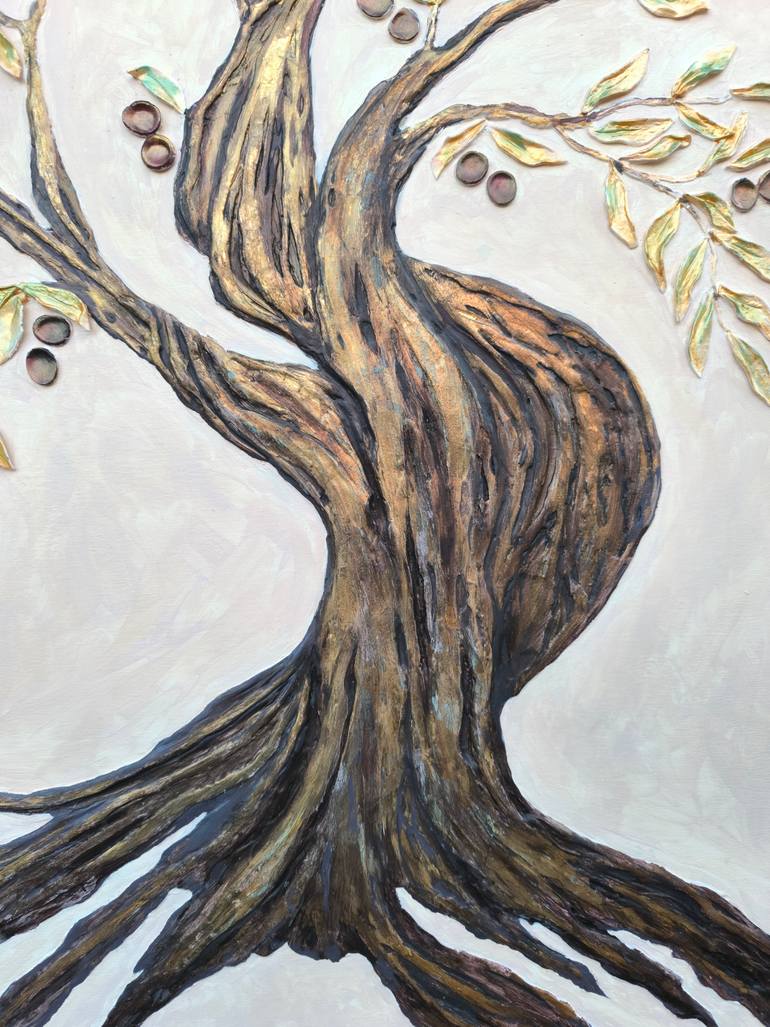 Original Minimalism Botanic Mixed Media by Natalia Koval