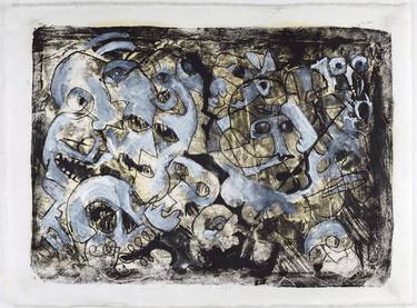 Print of Abstract Expressionism Abstract Drawings by James Moore