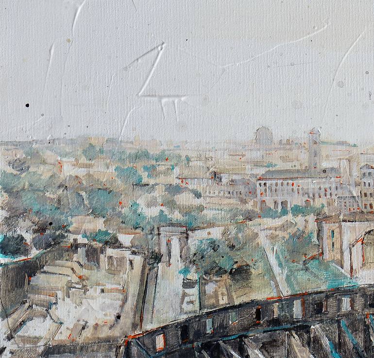 Original Figurative Architecture Painting by Fernando Arribillaga