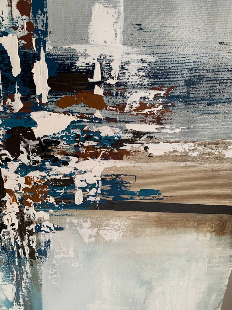 Original Abstract Expressionism Abstract Painting by Tatiana Malinovscaia