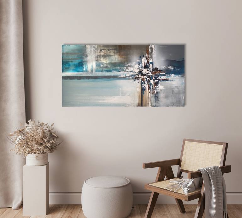 Original Abstract Expressionism Abstract Painting by Tatiana Malinovscaia