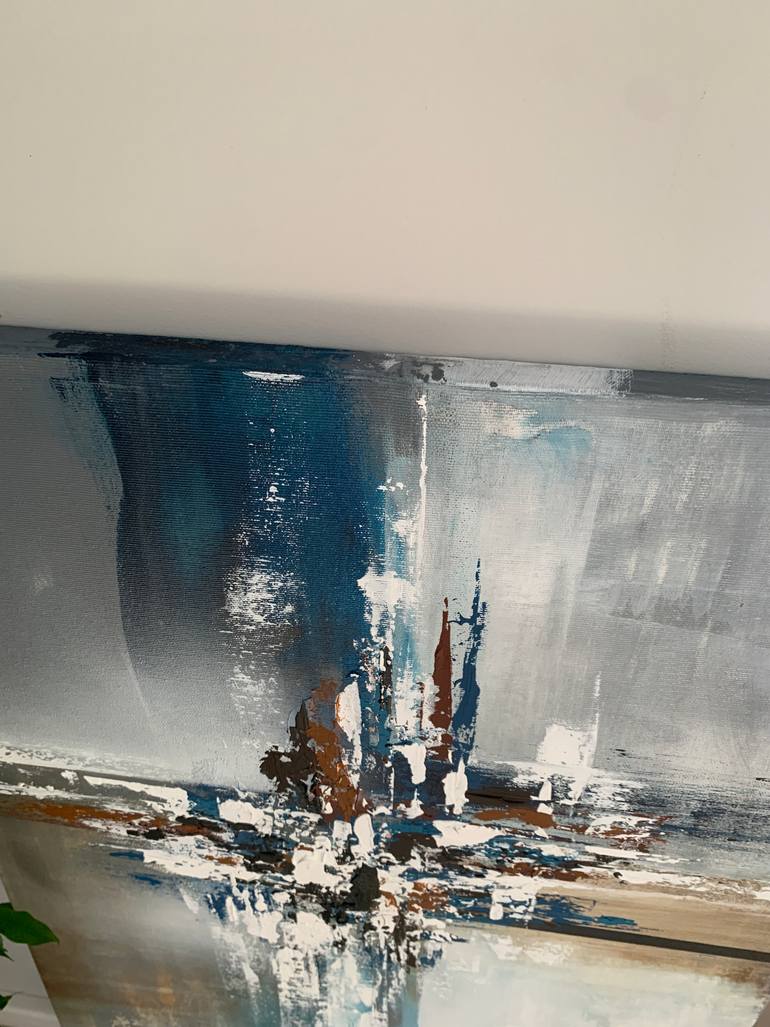 Original Abstract Expressionism Abstract Painting by Tatiana Malinovscaia