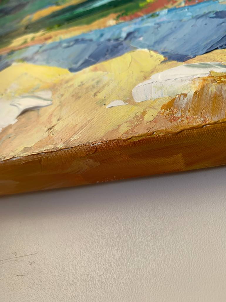 Original Impressionism Landscape Painting by Tatiana Malinovscaia