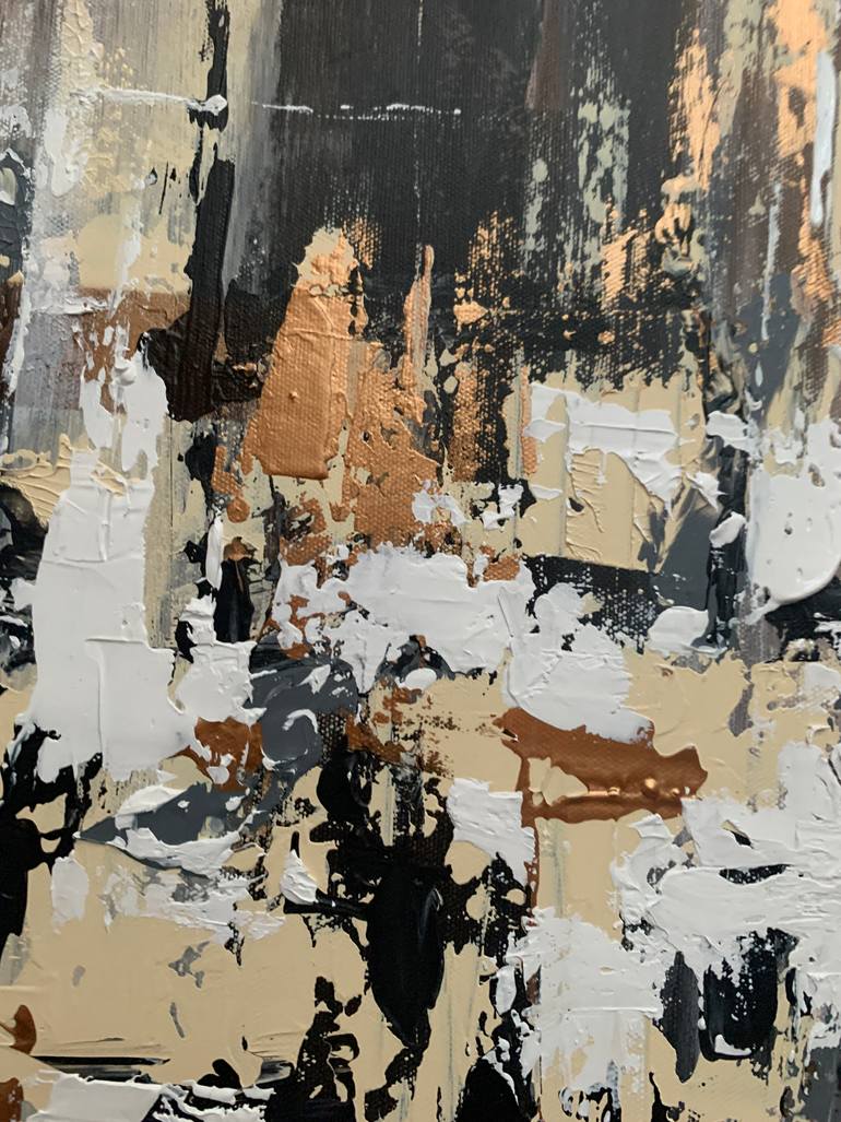 Original Abstract Landscape Painting by Tatiana Malinovscaia