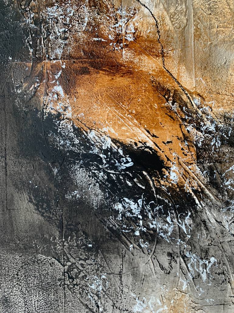 Original Abstract Expressionism Abstract Painting by Tatiana Malinovscaia