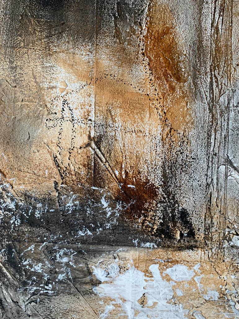 Original Abstract Expressionism Abstract Painting by Tatiana Malinovscaia