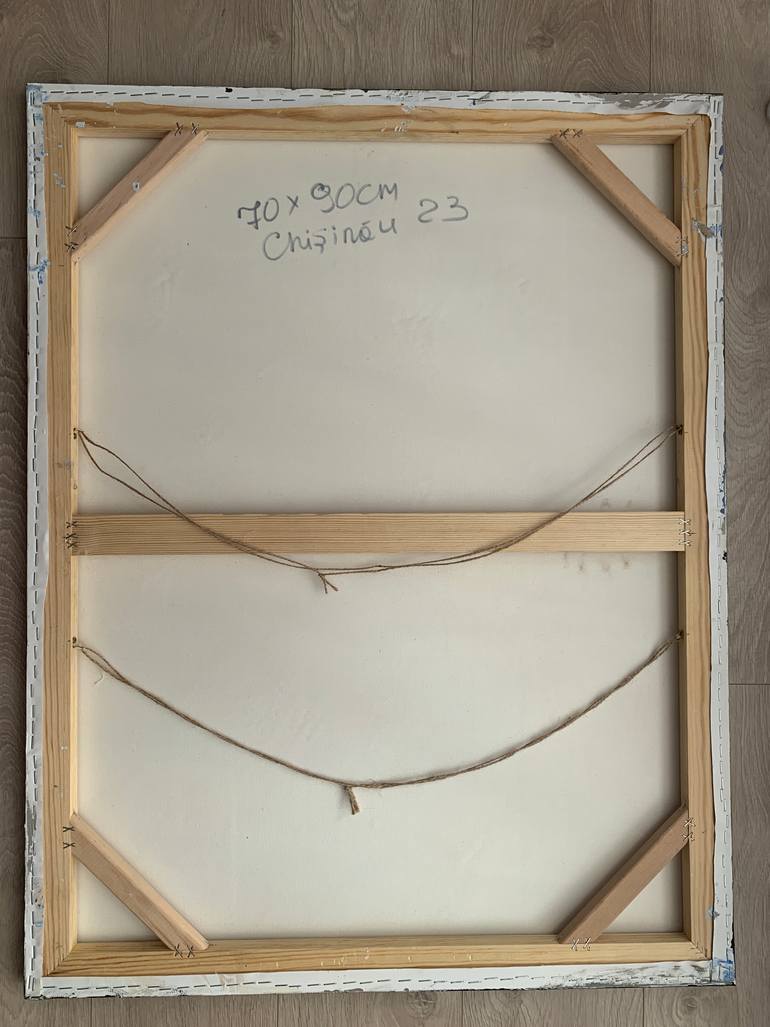 Original Abstract Expressionism Abstract Painting by Tatiana Malinovscaia