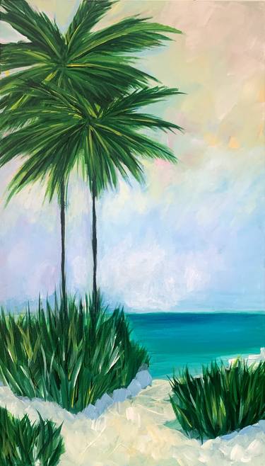 Print of Beach Paintings by Tatiana Malinovscaia