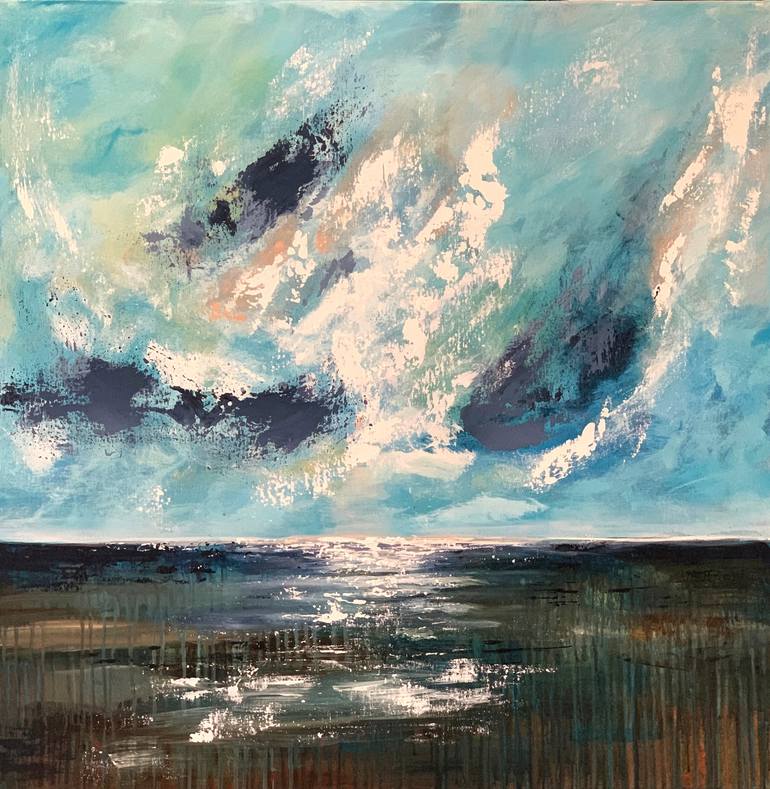 Print of Abstract Landscape Paintings by Tatiana Malinovscaia