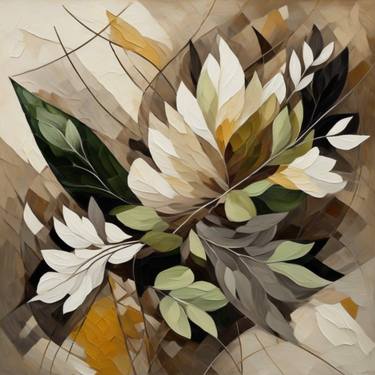 Original Abstract Floral Digital by Tatiana Malinovscaia