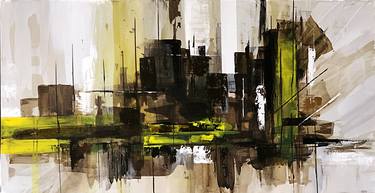 Original Abstract Architecture Paintings by Tatiana Malinovscaia