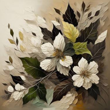 Original Abstract Floral Digital by Tatiana Malinovscaia