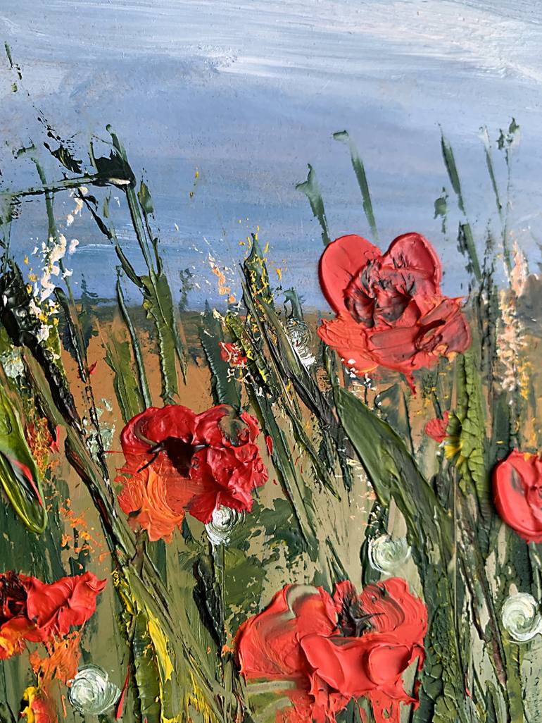 Original Impressionism Floral Painting by Tatiana Malinovscaia