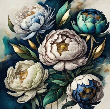 Print of Abstract Floral Digital by Tatiana Malinovscaia