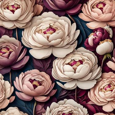 Print of Floral Digital by Tatiana Malinovscaia