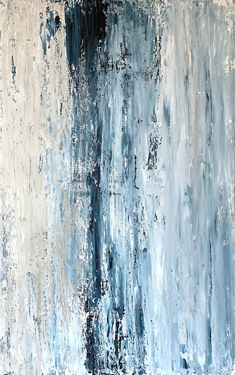 Original Abstract Seascape Painting by Tatiana Malinovscaia